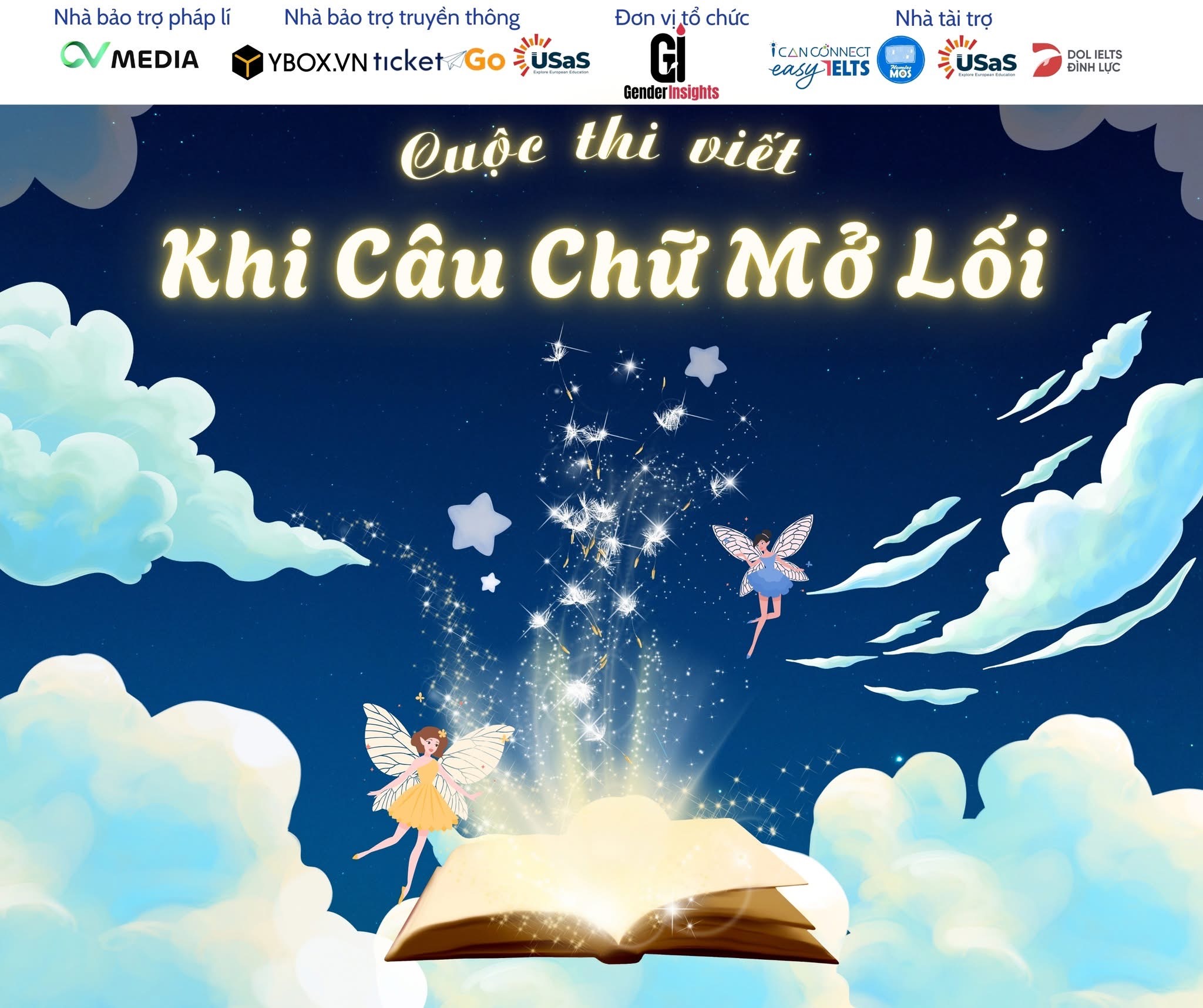 [Online] Cuộc Thi Viết \"Khi Câu Chữ Mở Lối\'\' 2025 (Miễn Phí Tham Dự) Main Logo