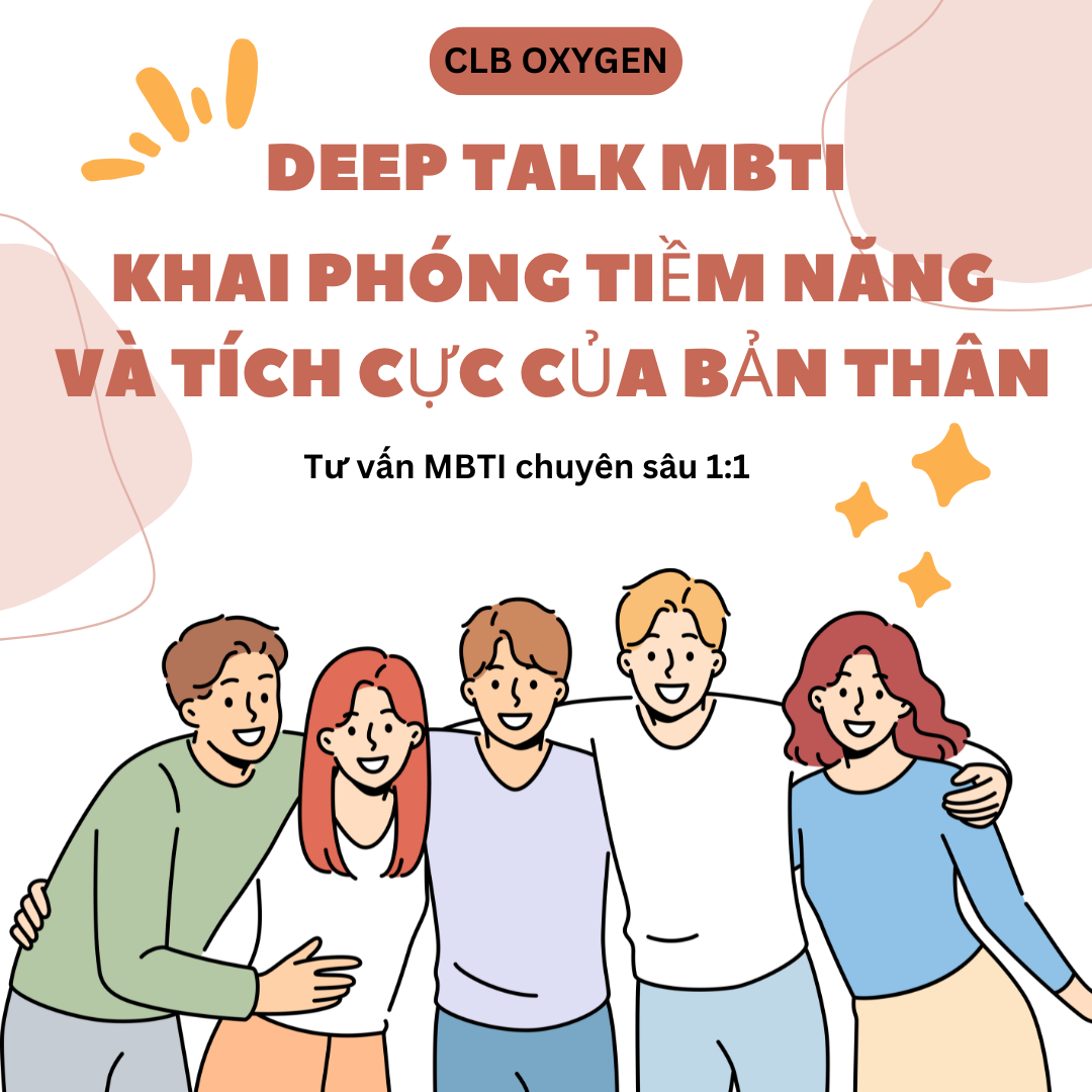 [Online] Deep Talk MBTI: Khai Phóng Tiềm Năng Và Tích Cực Của Chính Mình 2025 (Miễn Phí Tham Dự)