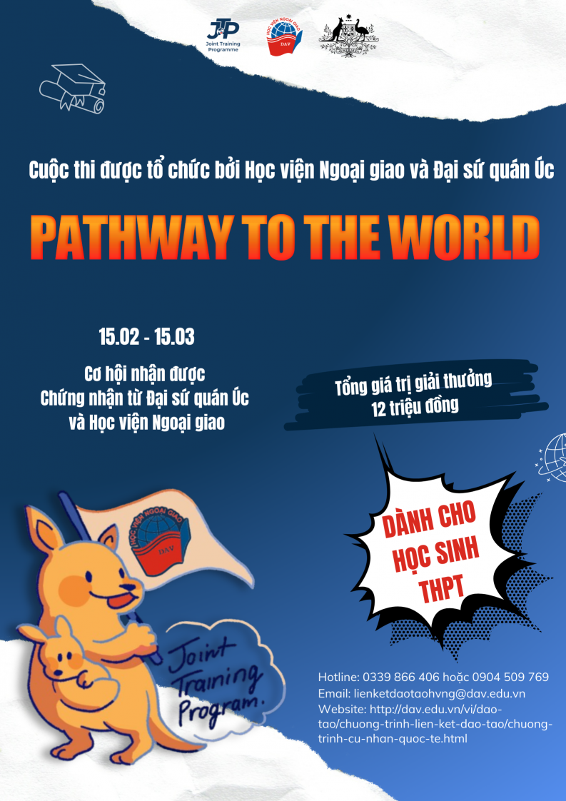 🔥 ONLINE CONTEST - PATHWAY TO THE WORLD 🌍 Main Logo