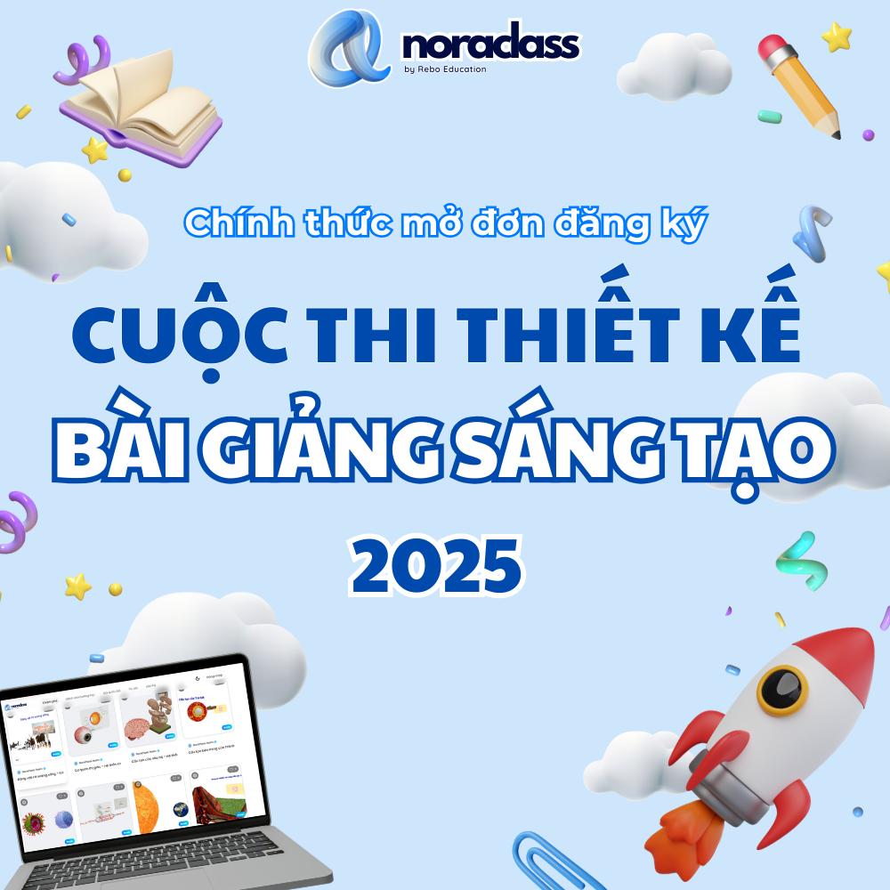 [Online/ Toàn quốc] Xây dựng thương hiệu và phương pháp thu hút học sinh thông qua bài giảng 3D với \"Cuộc thi Thiết kế bài giảng sáng tạo 2025\" Main Logo