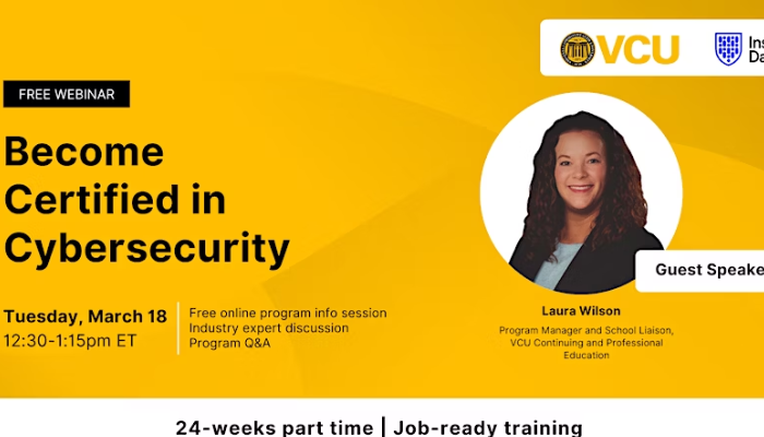 [Online] Webinar - VCU Cybersecurity Program - March 18 (Miễn Phí Tham Dự) Main Logo